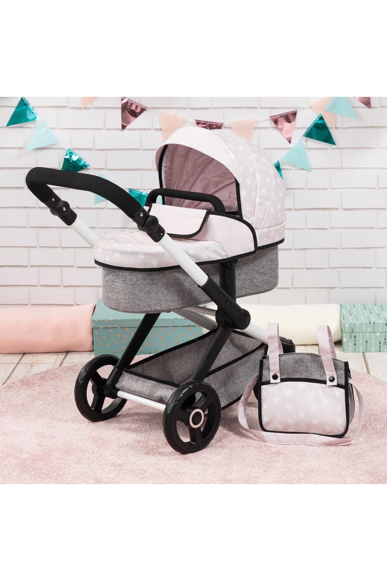 Pram Xeo, For Dolls Up to 18", Ages 3+, Alternate, color, Gray