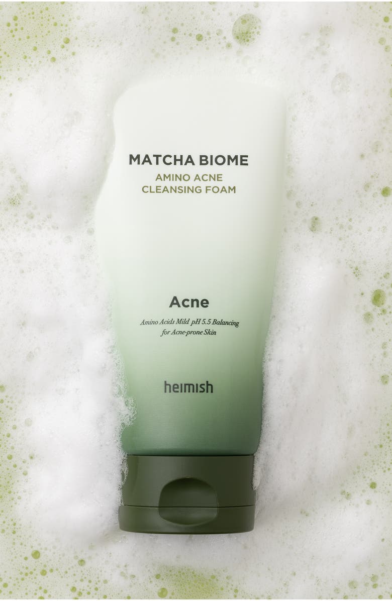 Heimish Matcha Biome Amino Acne Cleansing Foam, Alternate, color, 