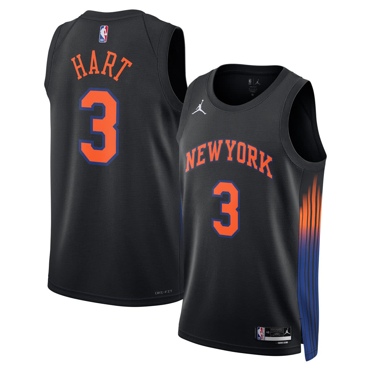 Jordan Brand New York Knicks ユニフォーム Jordan Brand Unisex Jordan Brand Josh Hart Black New York Knicks