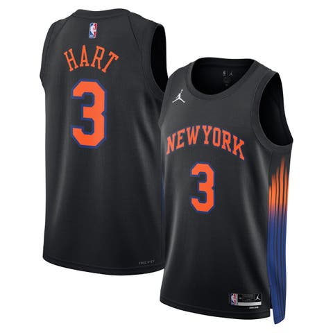 Unisex Jordan Brand Josh Hart Black New York Knicks Swingman Jersey - Statement Edition