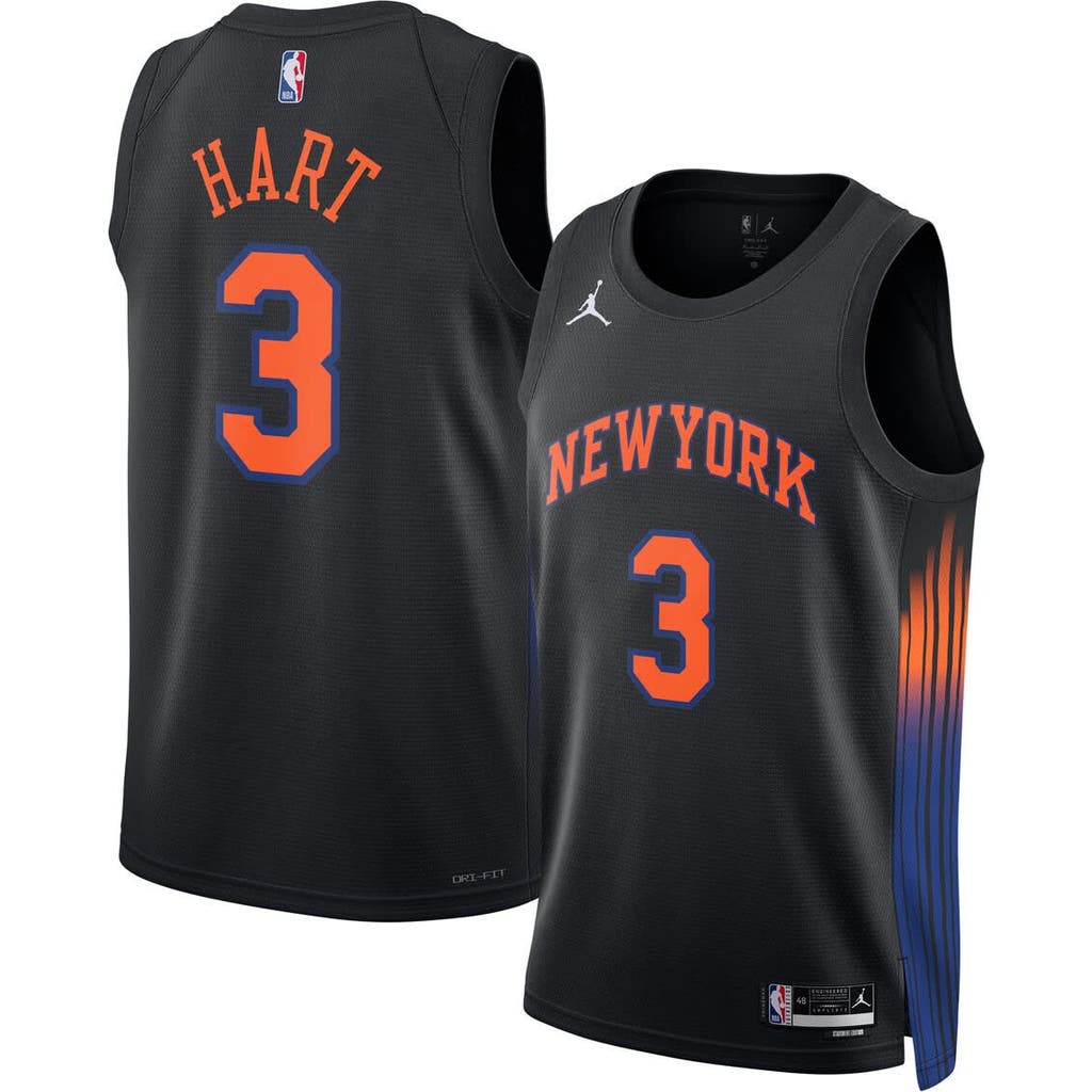 Jordan Brand Unisex  Josh Hart Black New York Knicks Swingman Jersey