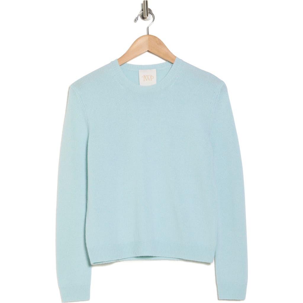 Twp Jill Crewneck Cashmere Sweater In Pale Aqua