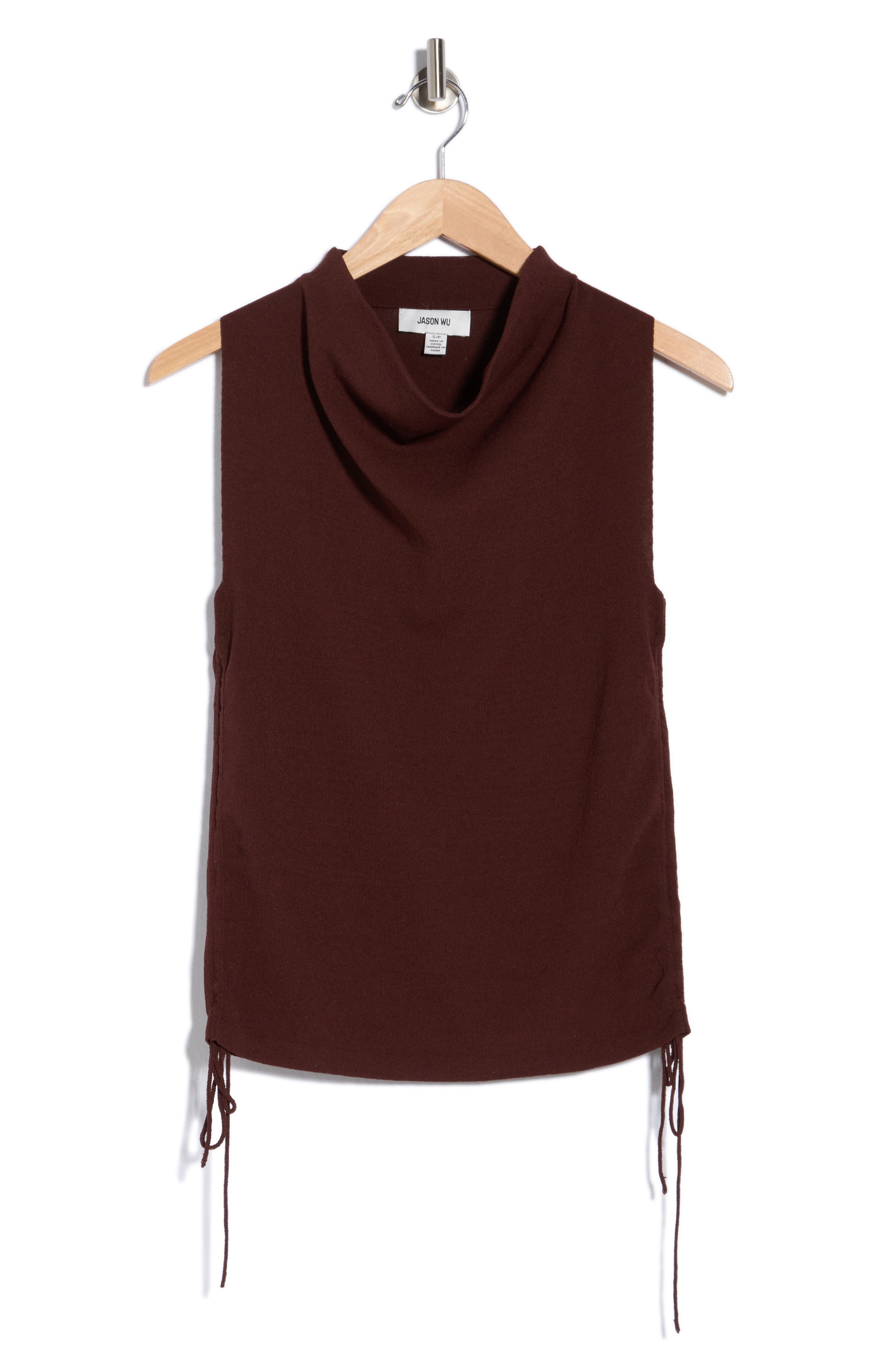 Cowl Neck Sleeveless Sweater