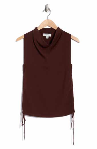 Cowl Neck Sleeveless Sweater