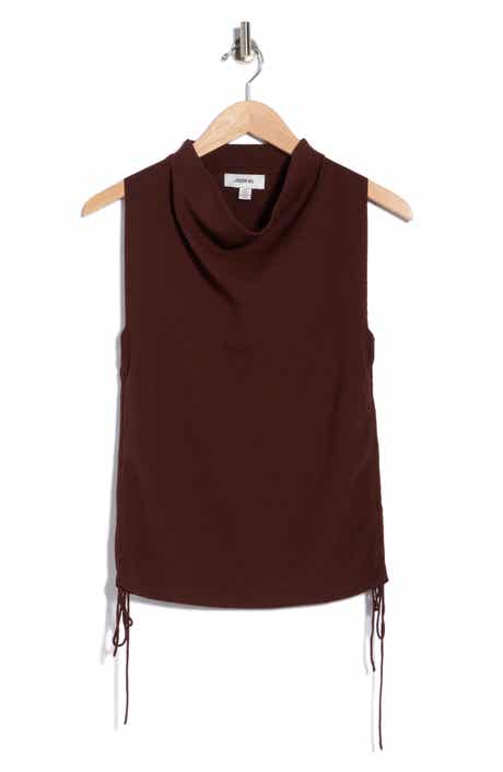 Cowl Neck Sleeveless Sweater