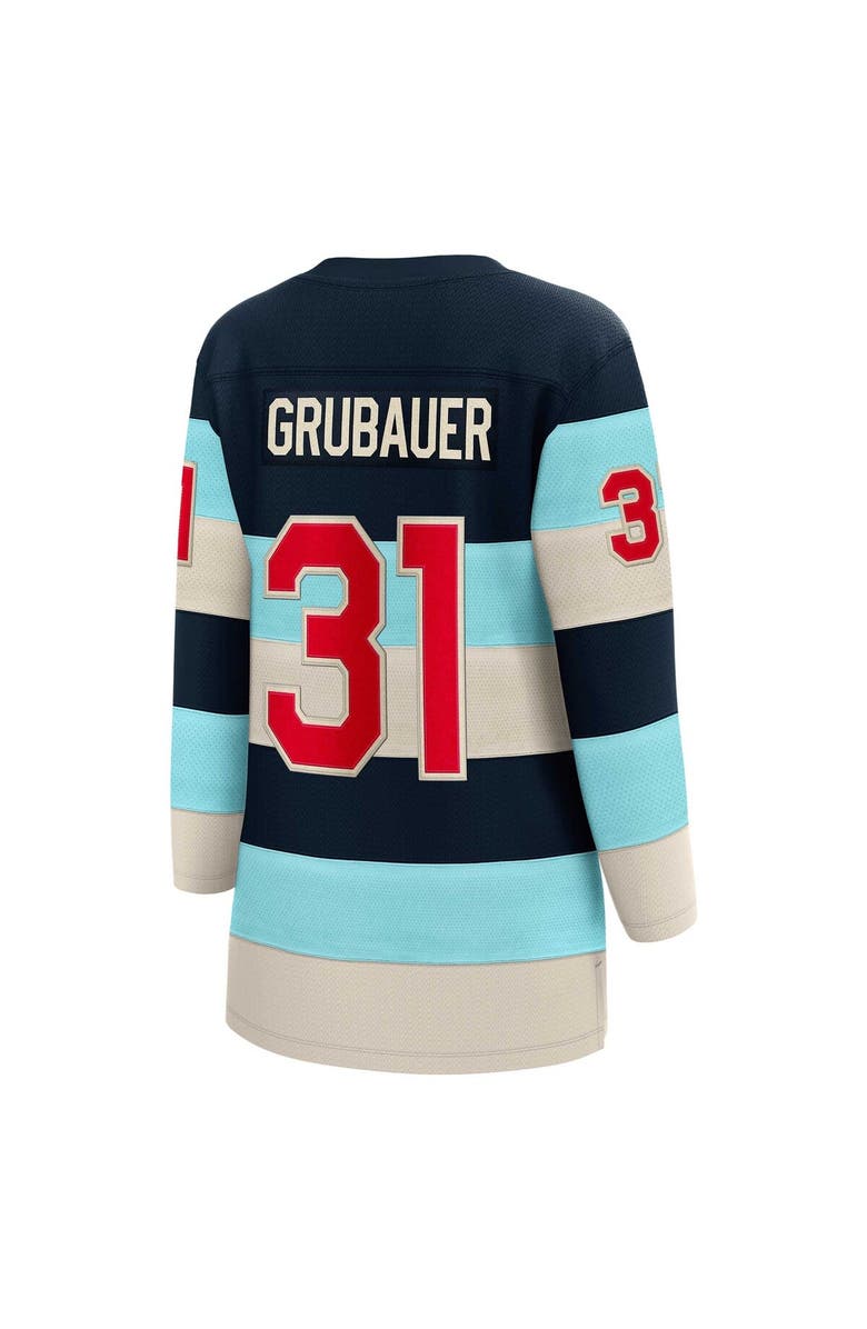 FANATICS Women's Fanatics Branded Philipp Grubauer Deep Sea Blue Seattle Kraken 2024 NHL Winter Classic Breakaway Player Jersey, Alternate, color, 