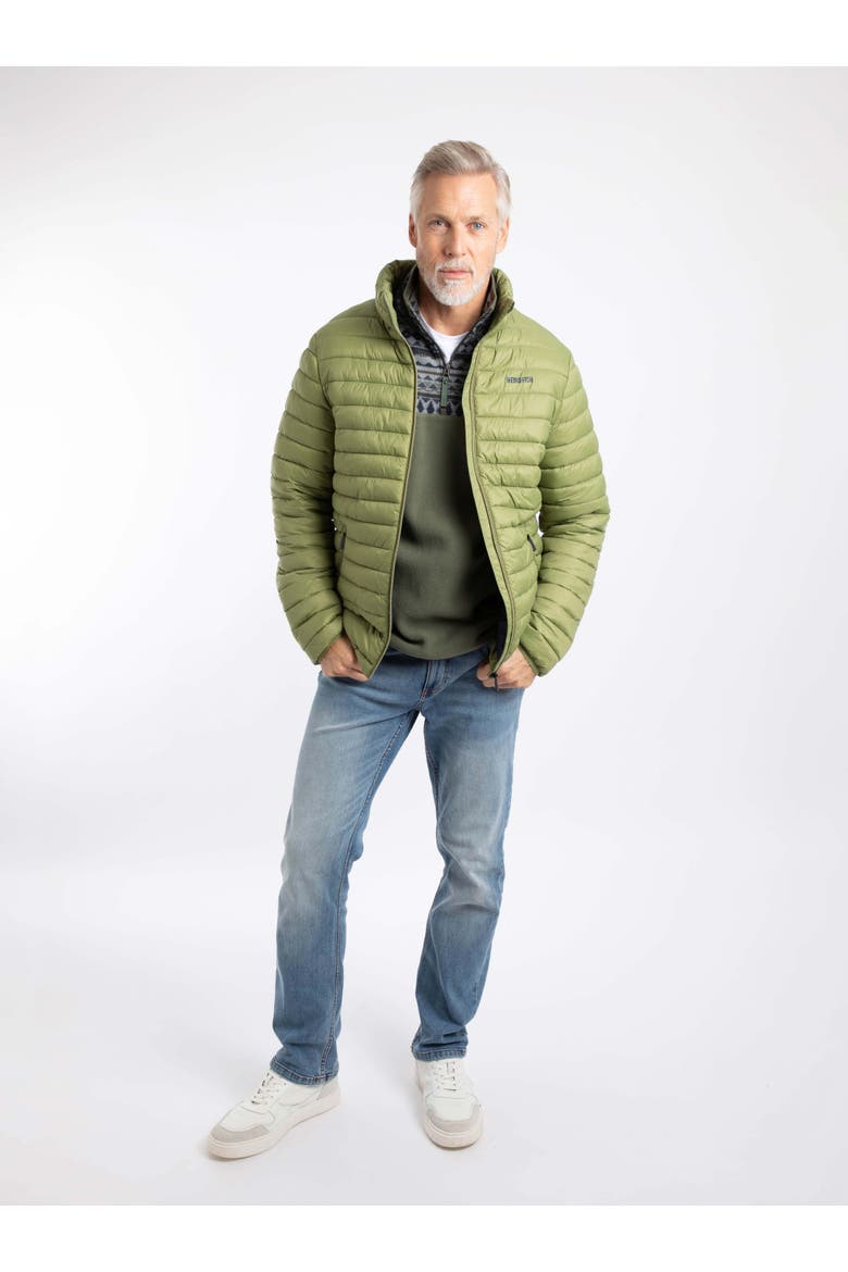 Crantock Showerproof Padded Jacket, Alternate, color, Washedoak