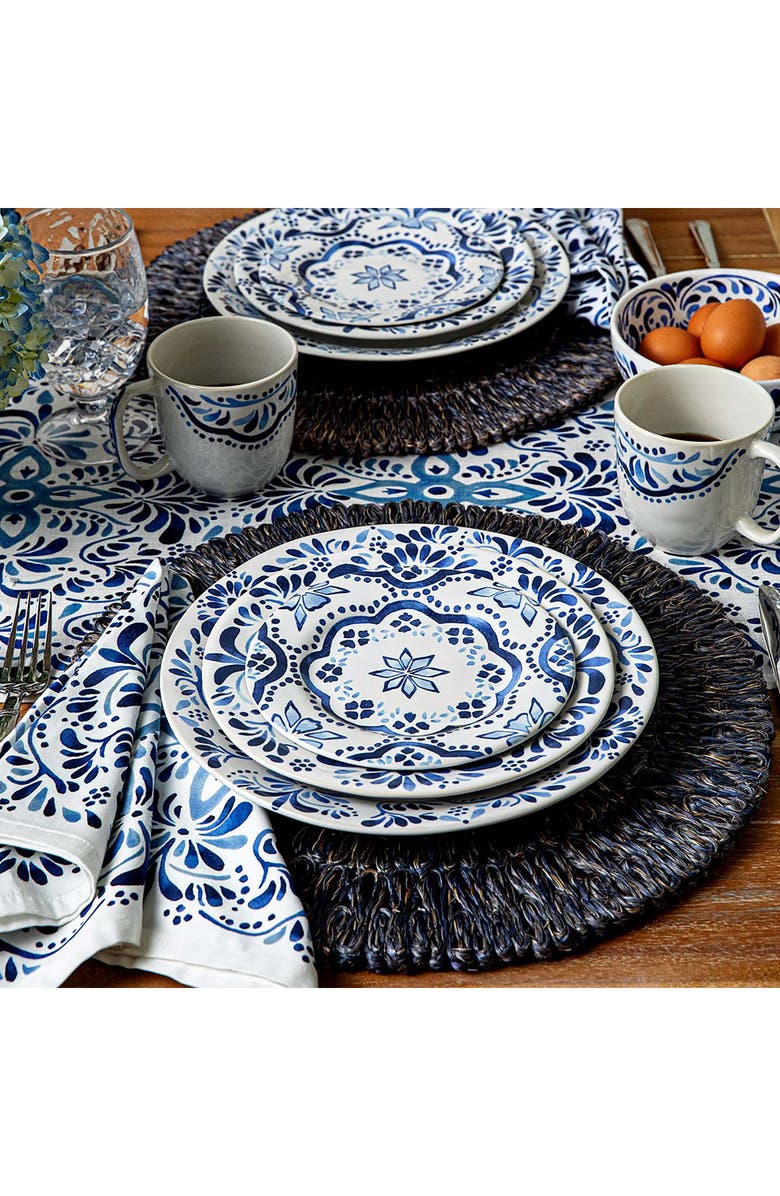 Juliska Wanderlust Collection - Iberian Journey Ceramic Coffee/Tea Cup, Alternate, color, Indigo