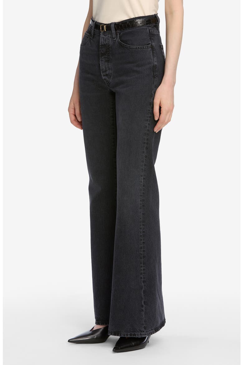 The Lax High Waist Flare Jeans, Alternate, color, SET LIST