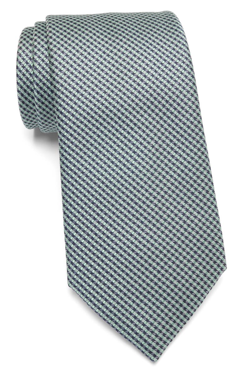 Michael Kors Vedera Houndstooth Print Tie, Main, color, 