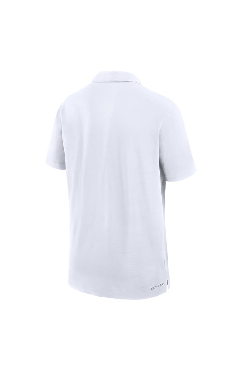 Jordan Brand Men's Jordan Brand White Michigan Wolverines 2024 Sideline Woven Performance Polo, Alternate, color, 