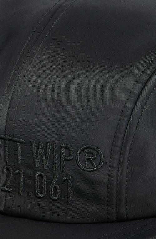 Carhartt Work In Progress Olten Baseball Cap With Ear Flaps In Black