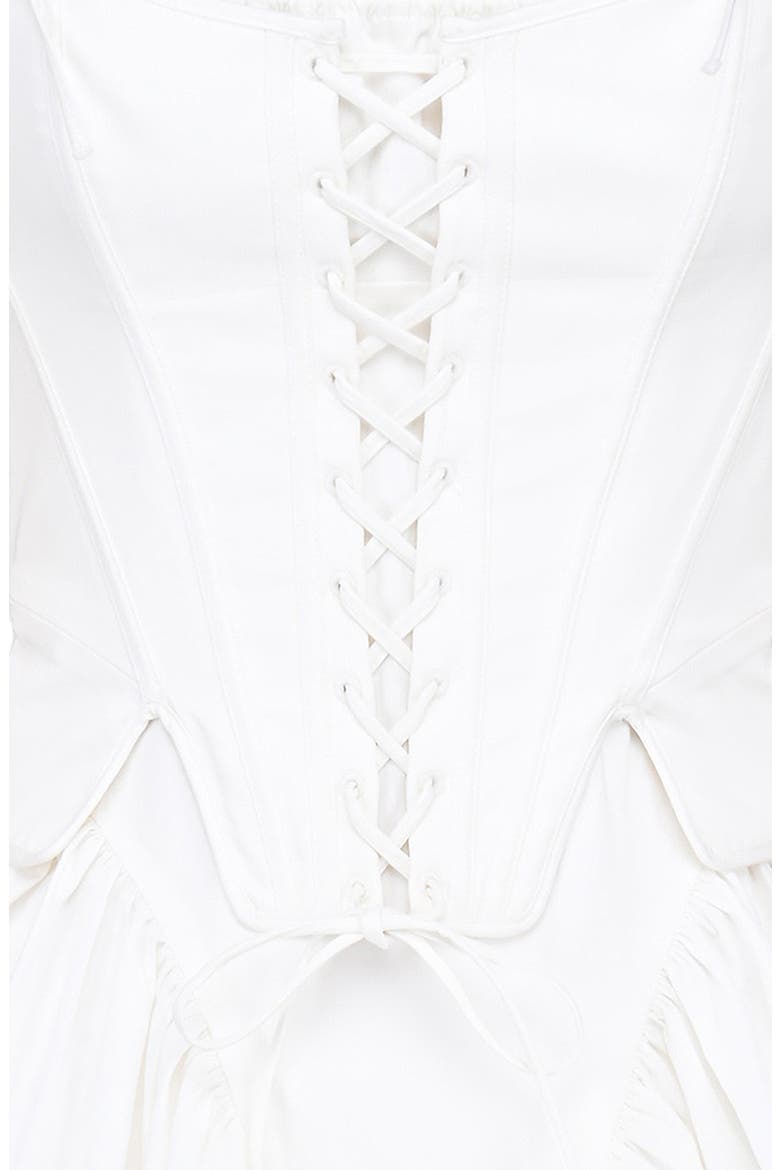 Lili B Puff Sleeve Minidress, Alternate, color, CLOUD DANCER