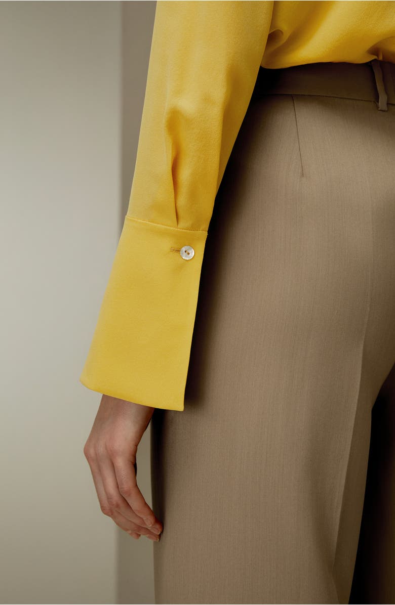 Lilysilk Flowing Draped Tie-Neck Silk Blouse, Alternate, color,