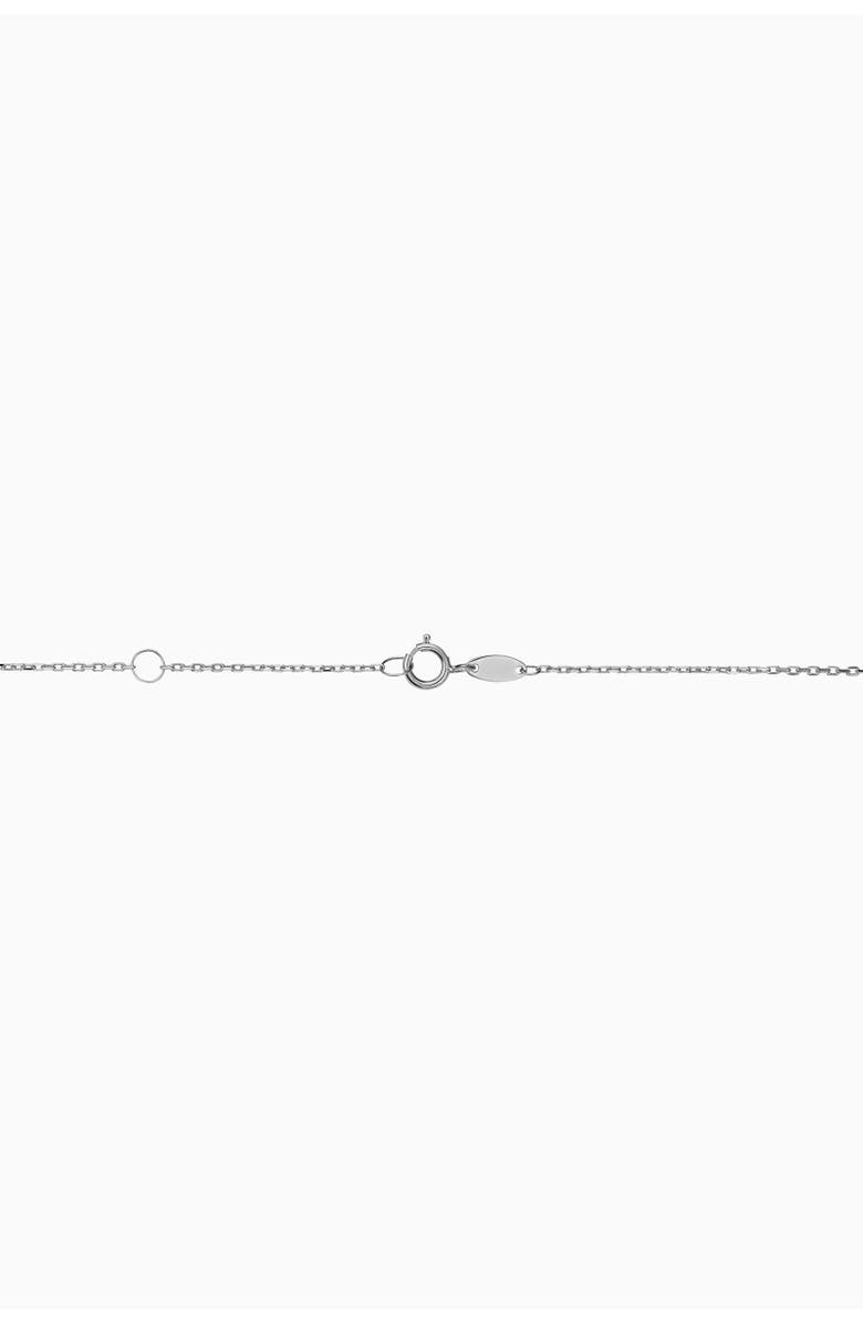 Oradina 14K Gold Forever Linked Necklace, Alternate, color, White Gold