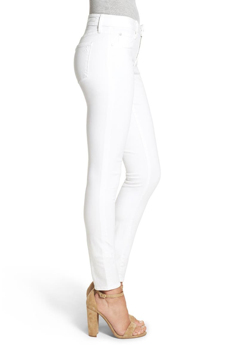 'Mya' Skinny Jeans, Alternate, color, WHITE