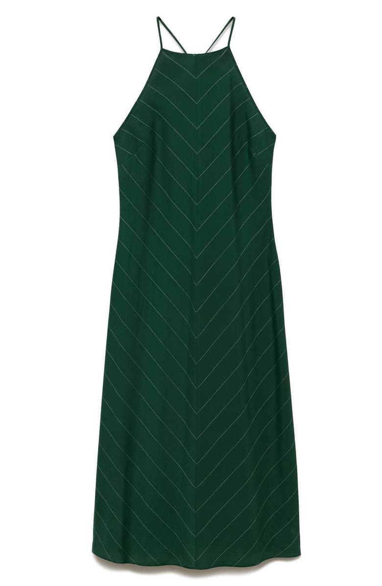 MANGO Chevron Racerback Midi Dress, Main, color, 