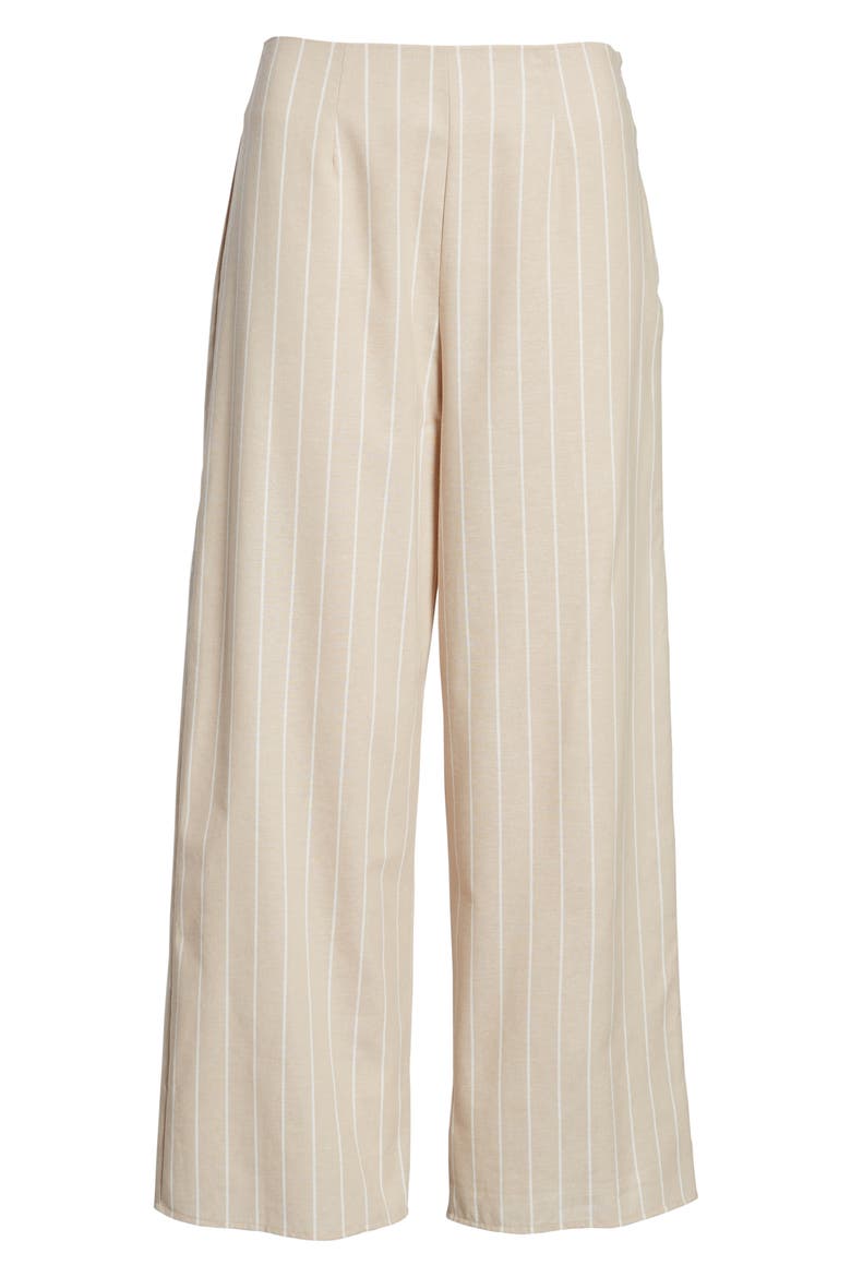 High Waist Culottes, Alternate, color, BEIGE MORN