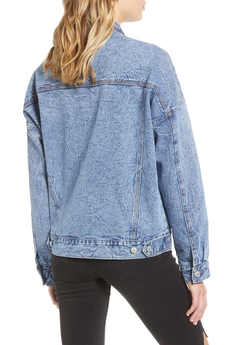 UNIONBAY Brecan Denim Trucker Jacket, Alternate, color,