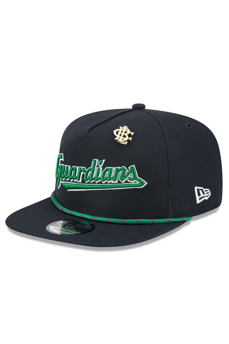 Men's New Era  Navy Cleveland Guardians 2025 Big League Chew Golfer Snapback Hat, Main, color, Navy