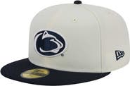 New Era Men's New Era Cream Penn State Nittany Lions Chrome 59FIFTY Fitted Hat