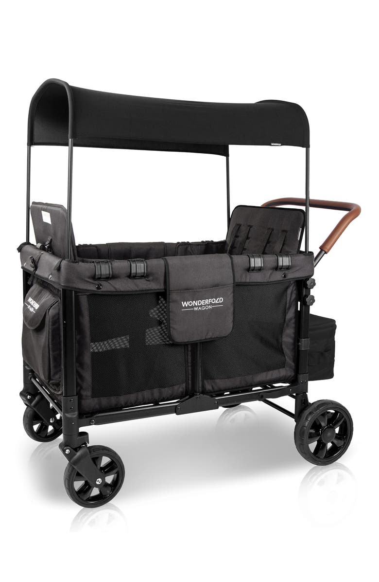 WonderFold W4 Multi-Function 4-Passenger Quad Stroller Wagon, Main, color, 