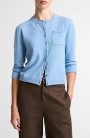 Vince Pocket Wool & Cashmere Blend Cardigan