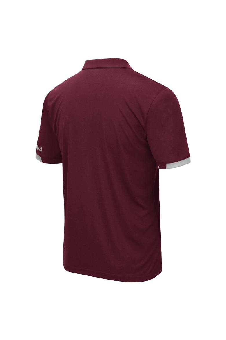 Men's Colosseum Maroon Montana Grizzlies Santry Lightweight Polo, Alternate, color, Maroon
