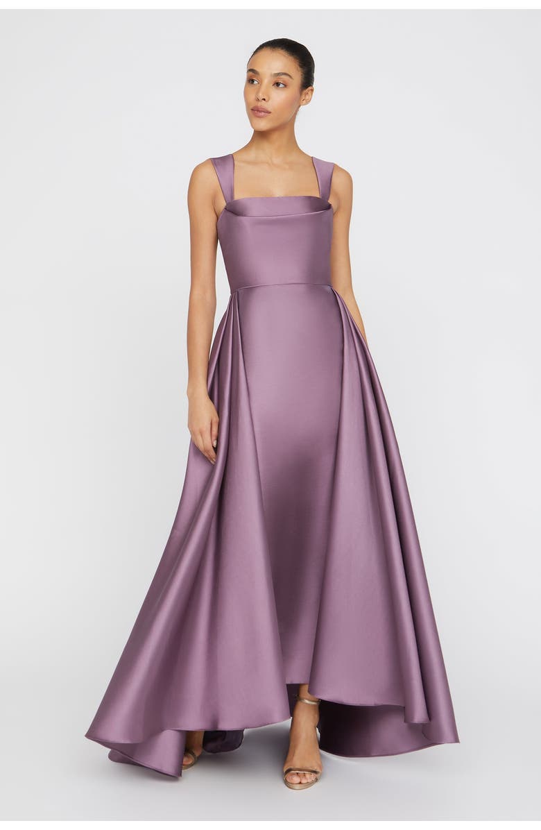 Theia Zendaya Mikado Gown, Main, color, Chrome Lavender