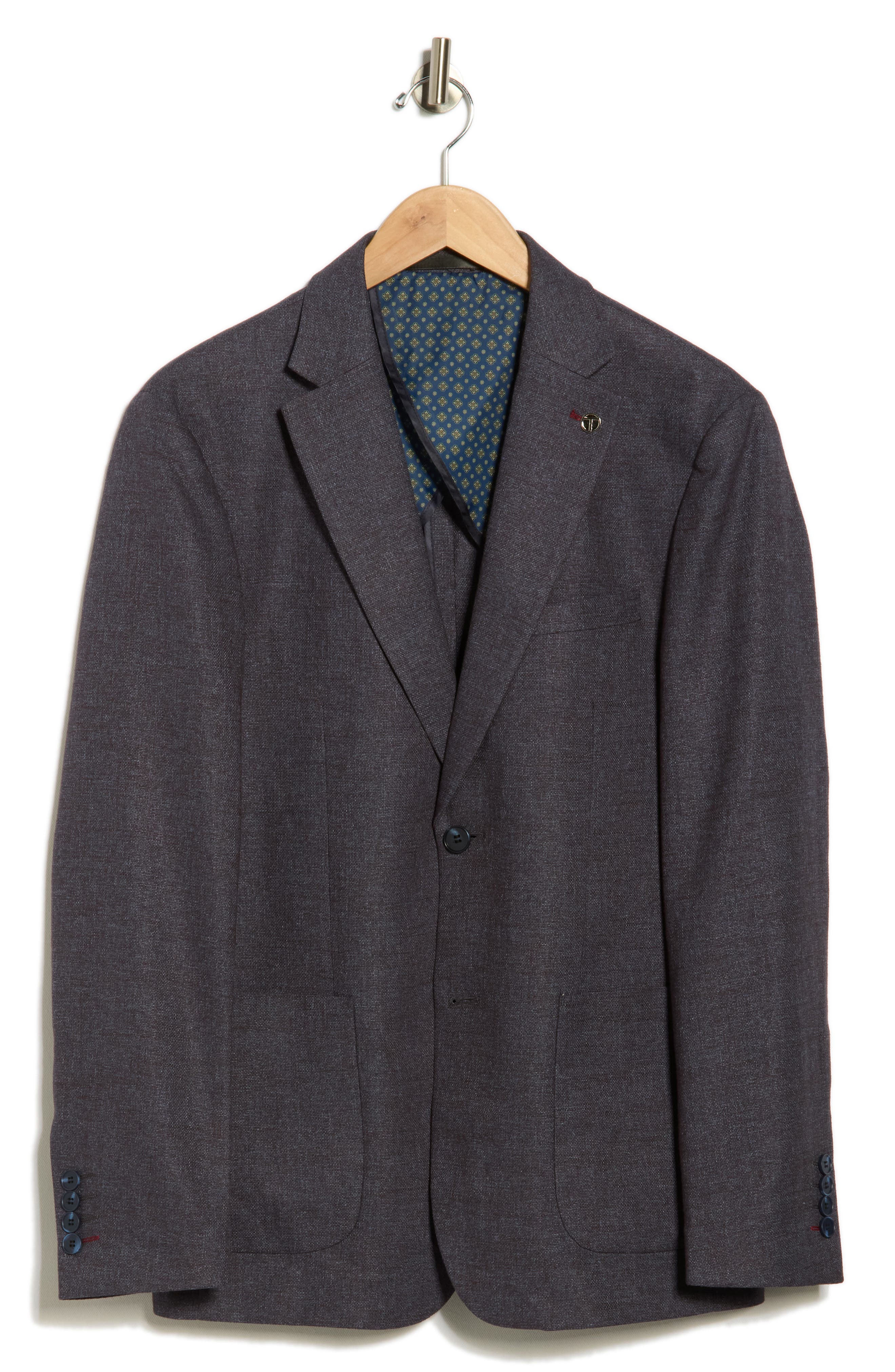 Textured Two-Button Sport Coat