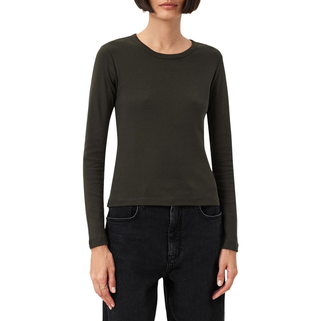 Allsaints Stevie Long Sleeve Organic Cotton T-shirt