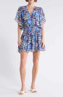 Ramy Brook Saphie Flutter Sleeve Minidress