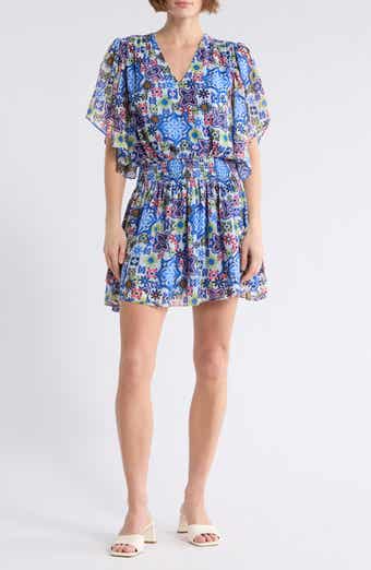 Ramy Brook Saphie Flutter Sleeve Minidress