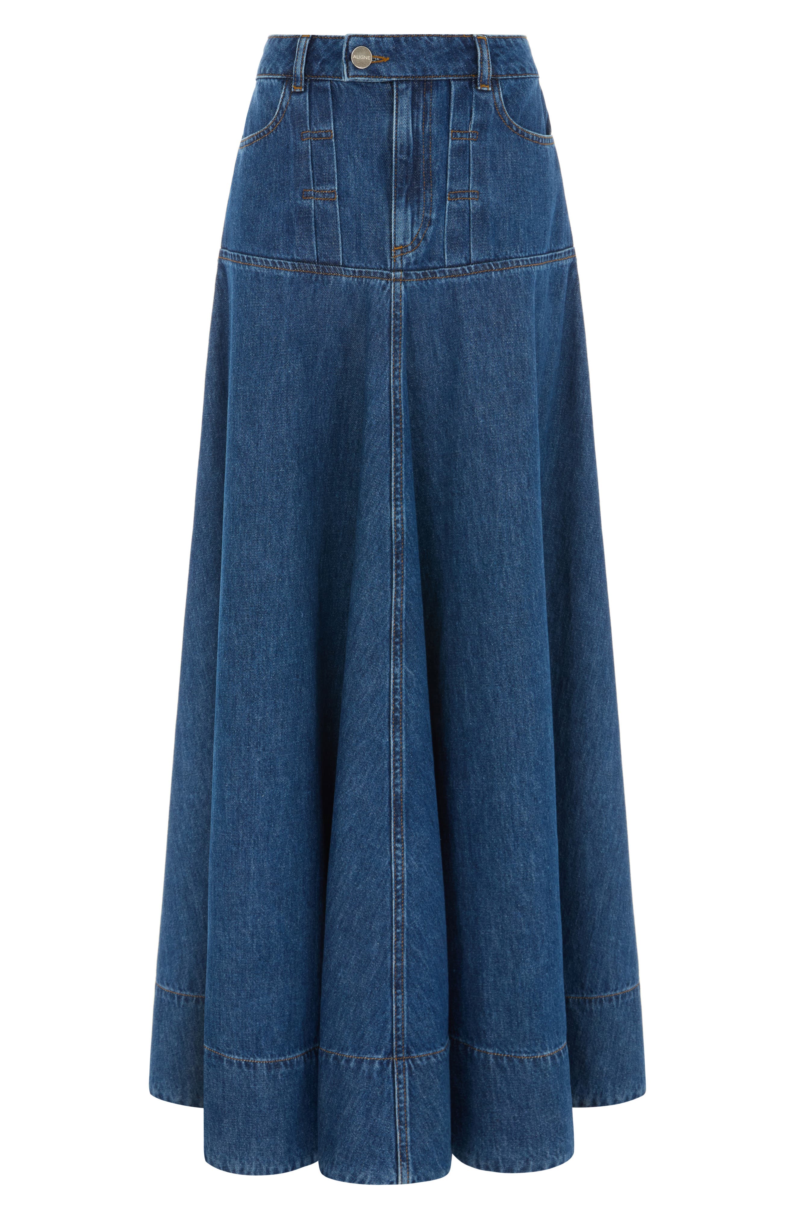 Liza Denim Maxi Skirt (Women) | Nordstrom