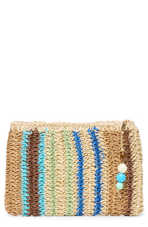 Astra Raffia Clutch