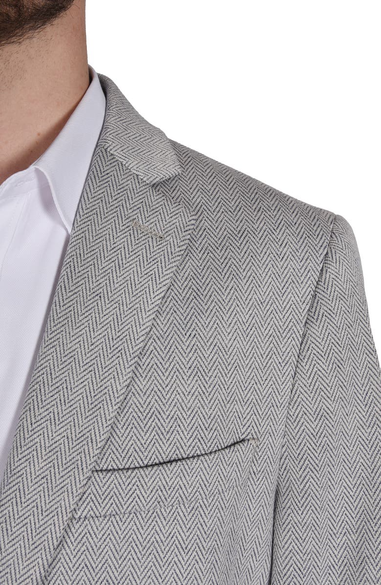 CRICKETEER Herringbone Knit Sport Coat, Alternate, color,