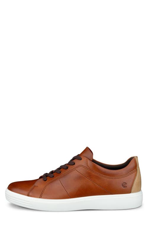 Ecco Classic Low Top Sneaker In Cognac