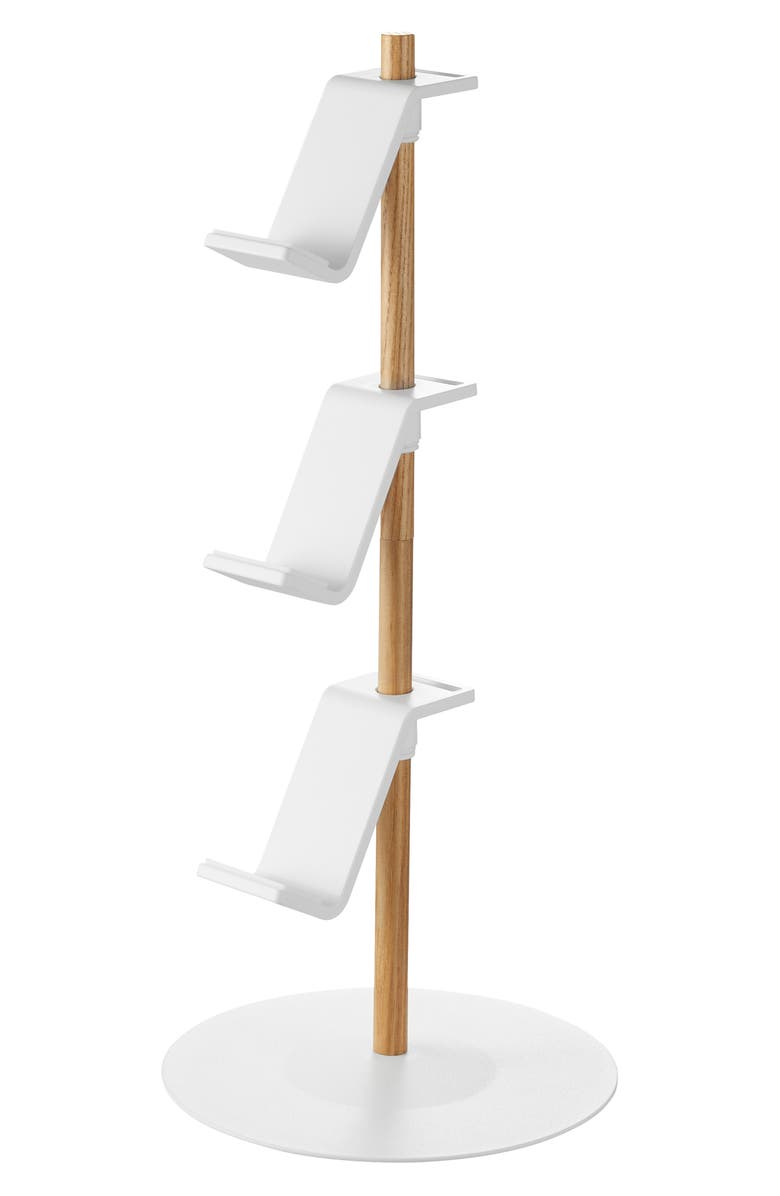 Yamazaki 3-Tier Controller Stand, Main, color, White