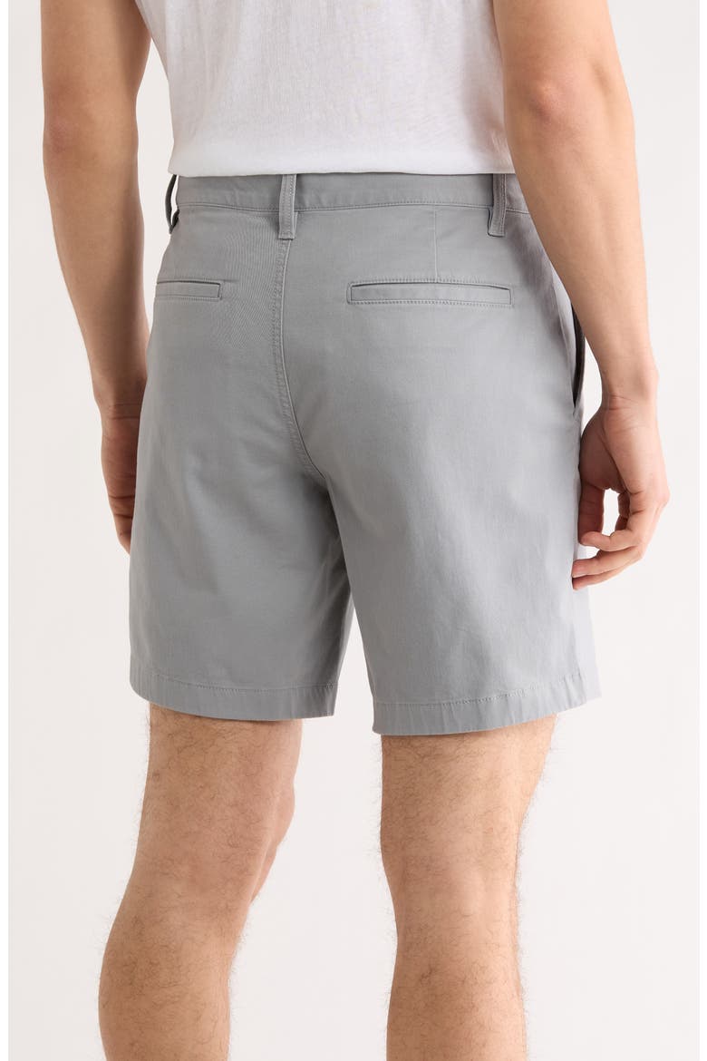 Wallin Stretch Twill Chino 8-Inch Shorts, Alternate, color, GREY MONUMENT