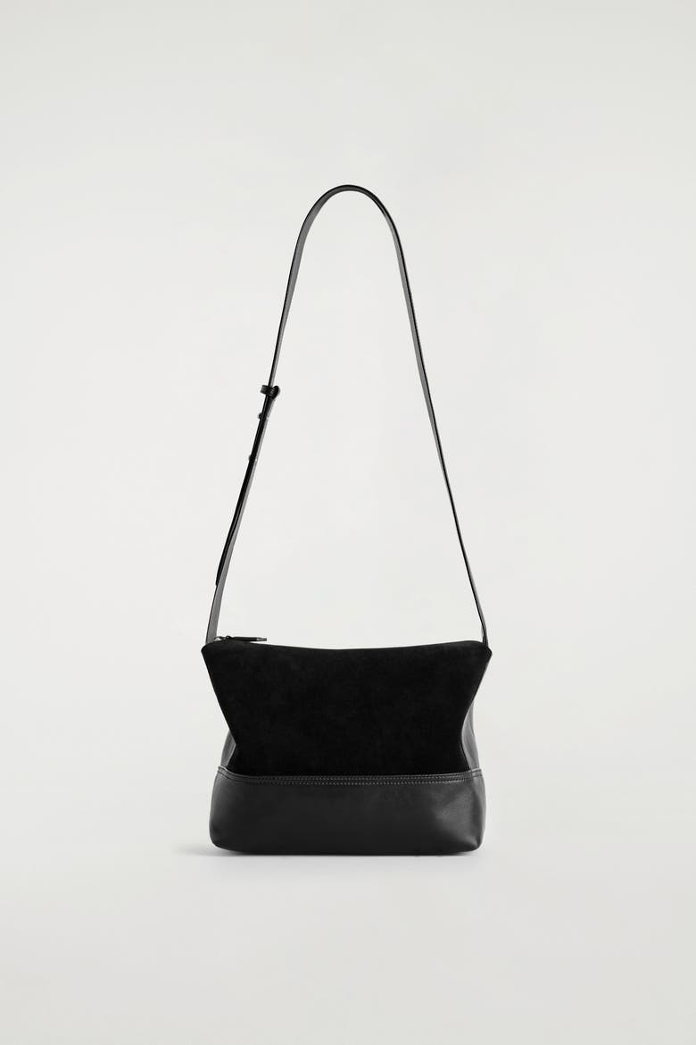 cos men's black leather tote backpack Passerby East-West Bag Supple Calfskin finally found one of the