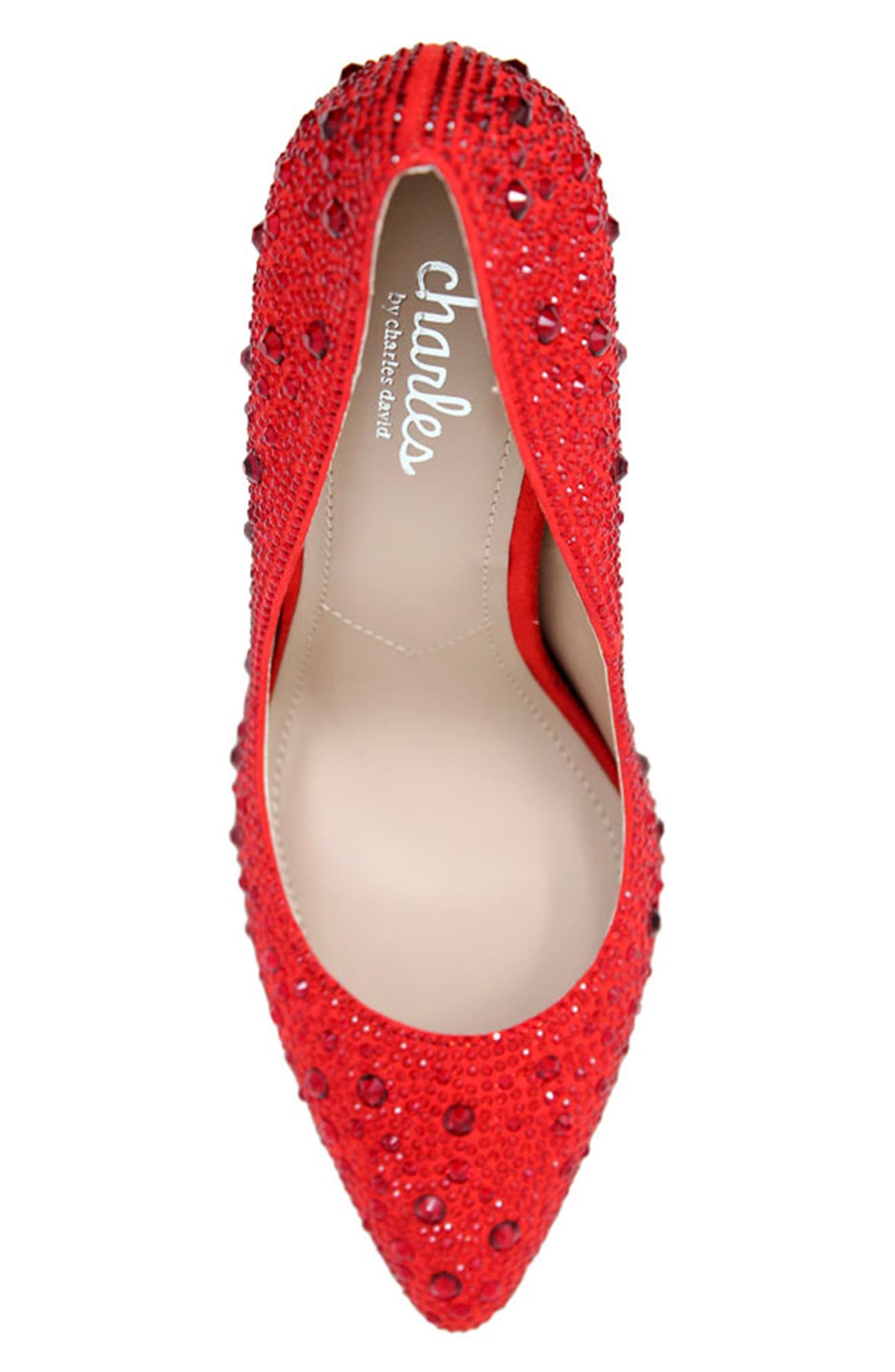 Pact Embellished Pump, Alternate, color, RED RHINESTONE
