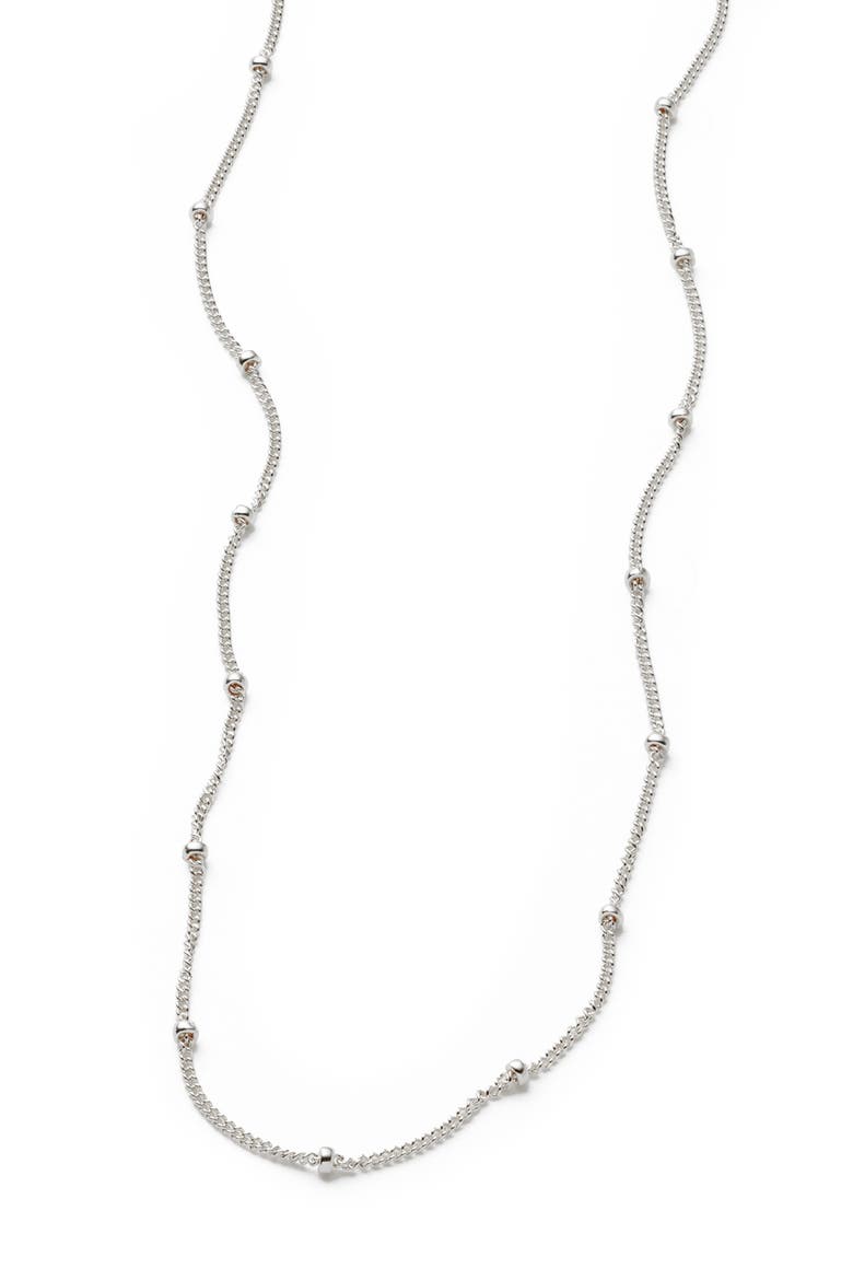 Satellite Chain Necklace, Alternate, color, SILVER
