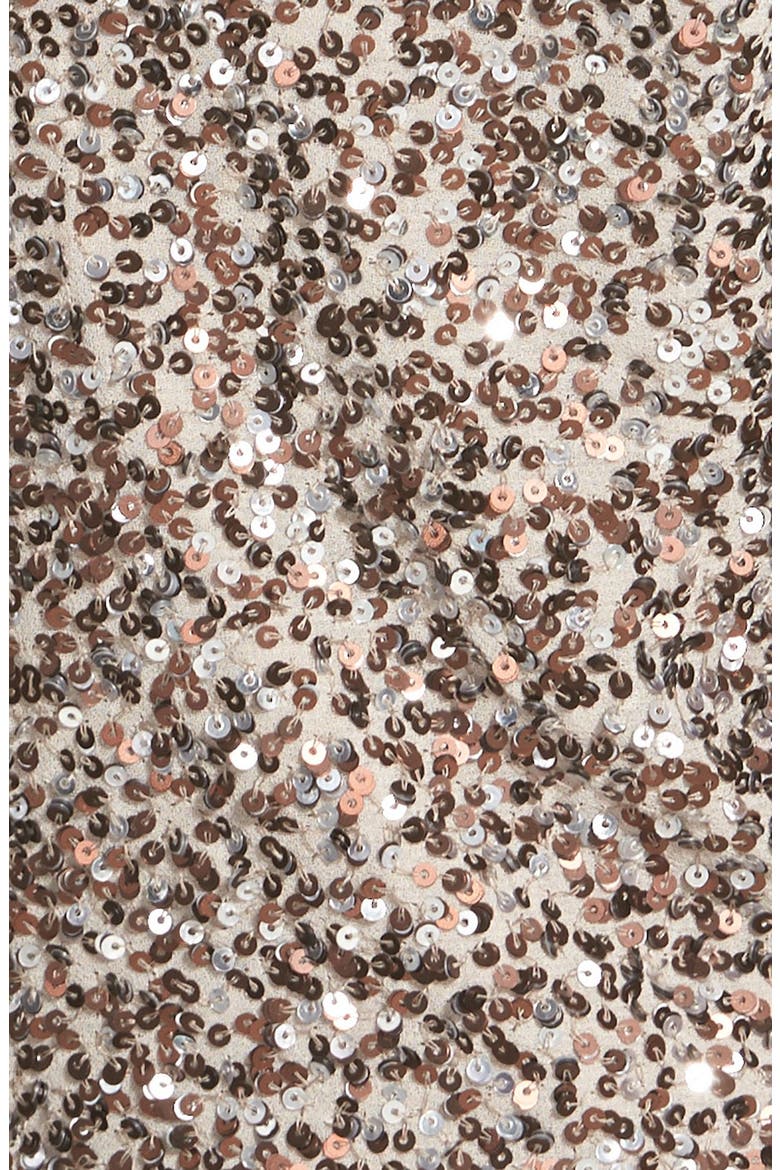 'Showin' Off' Sequin Crop Top, Alternate, color, ROSE GOLD MULTI