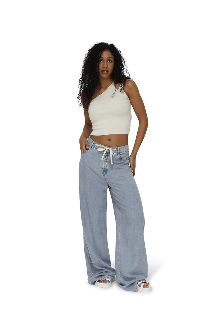Set On You Wide Leg Pant, Main, color, Stonewash blue