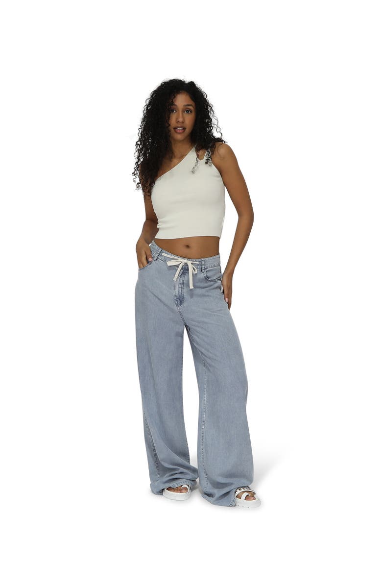 Belle & Bloom Set On You Wide Leg Pant, Main, color, Stonewash Blue