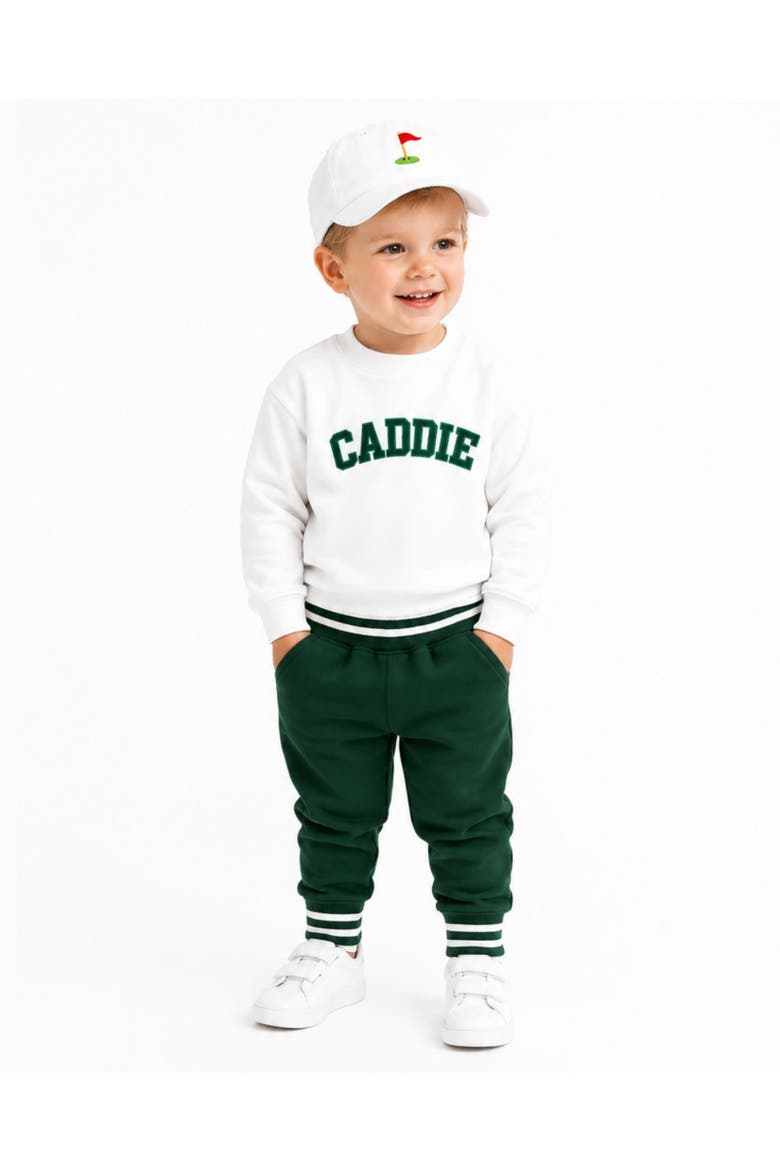 Caddie Crewneck Sweatshirt, Alternate, color, White