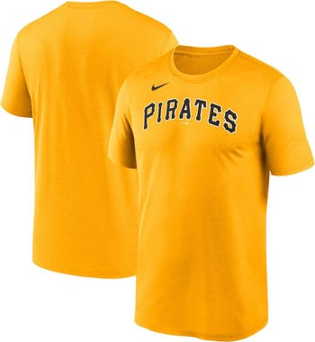 Nike Men's Nike Gold Pittsburgh Pirates New Legend Wordmark T