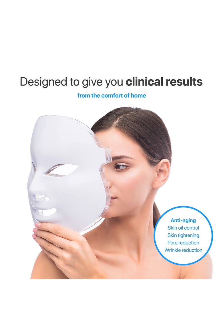 Luma LED Skin Therapy Mask - Home Skin Rejuvenation & Anti-Aging Light Therapy, Alternate, color, NO COLOR