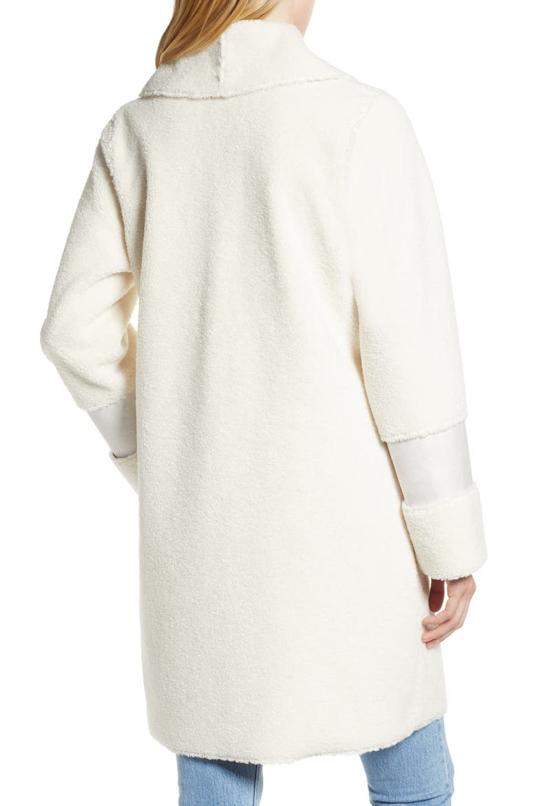 Faux Shearling Coat, Alternate, color, IVORY