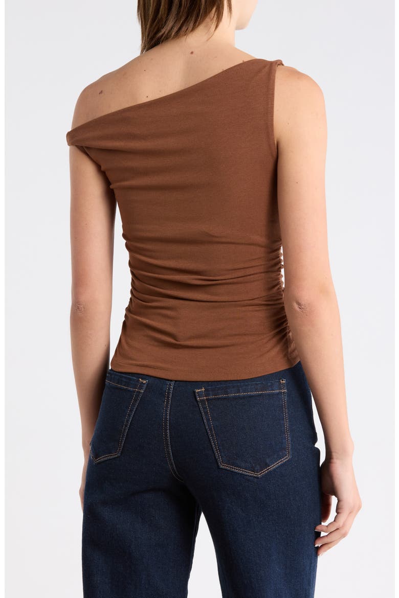 Off The Shoulder Top, Alternate, color, BROWN